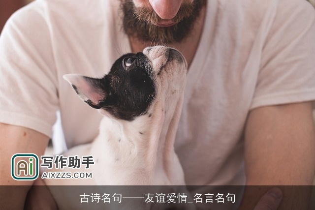 古诗名句——友谊爱情_名言名句