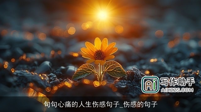 句句心痛的人生伤感句子_伤感的句子