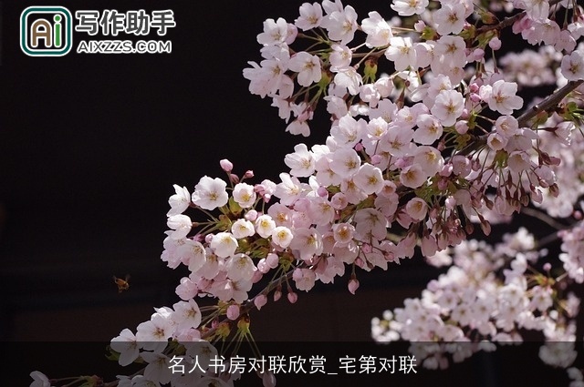 名人书房对联欣赏_宅第对联