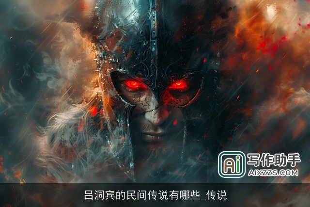 吕洞宾的民间传说有哪些_传说