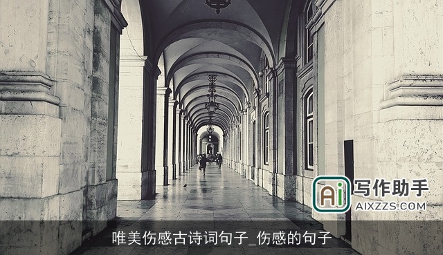 唯美伤感古诗词句子_伤感的句子