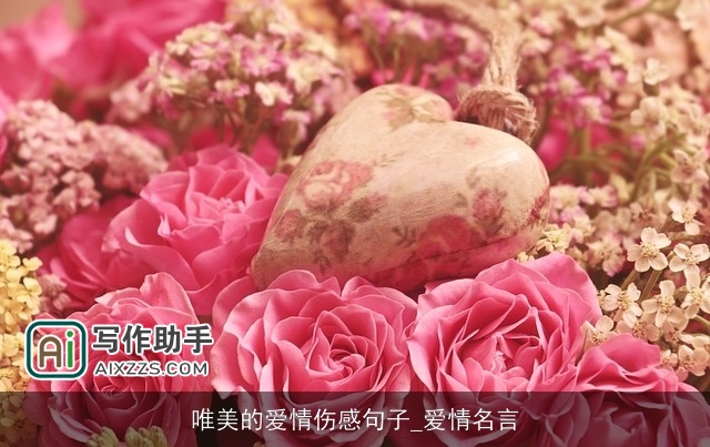 唯美的爱情伤感句子_爱情名言
