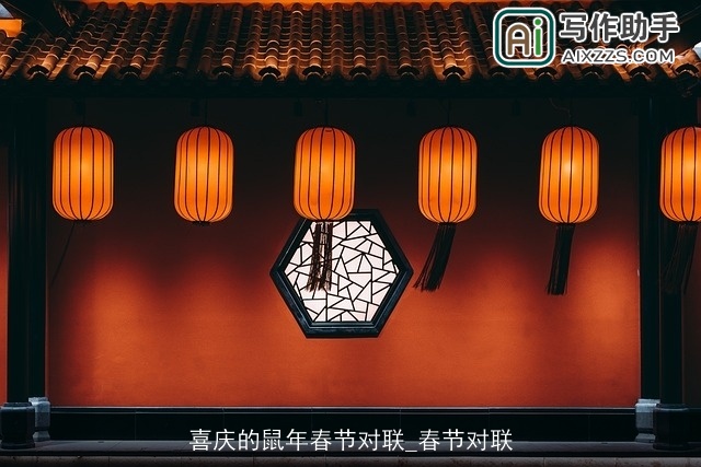 喜庆的鼠年春节对联_春节对联