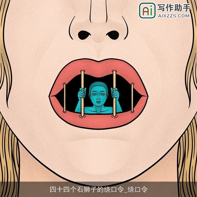 四十四个石狮子的绕口令_绕口令