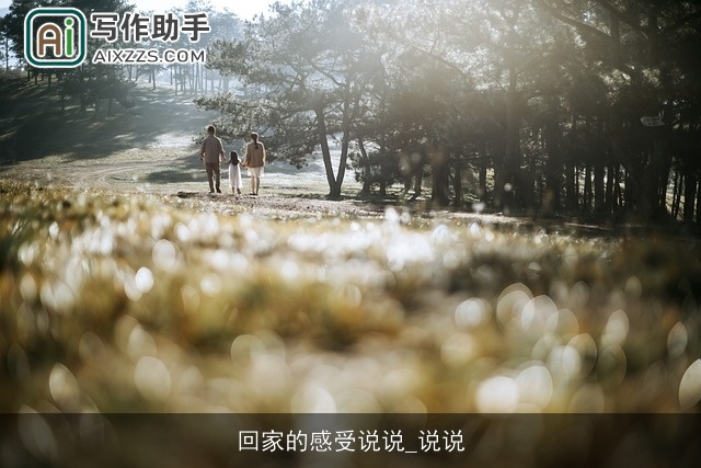 回家的感受说说_说说