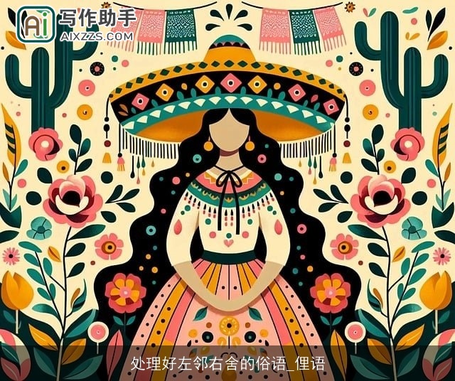 处理好左邻右舍的俗语_俚语