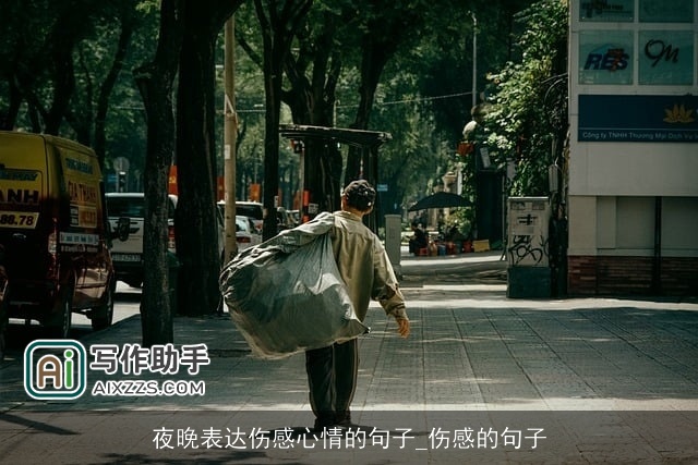 夜晚表达伤感心情的句子_伤感的句子