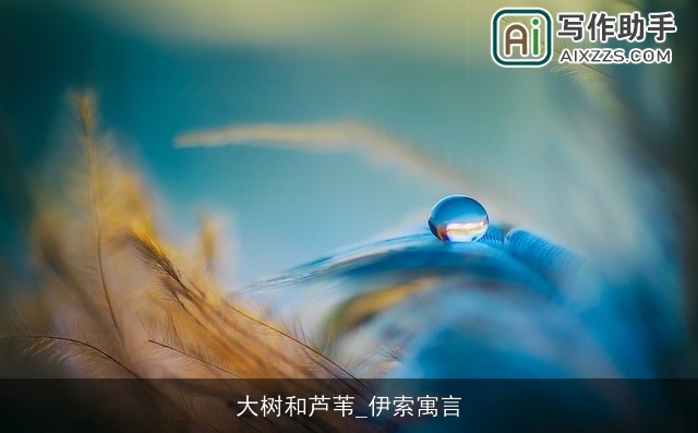 大树和芦苇_伊索寓言