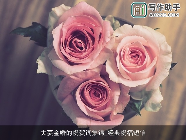 夫妻金婚的祝贺词集锦_经典祝福短信