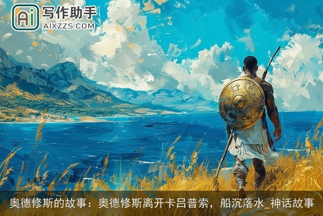 奥德修斯的故事：奥德修斯离开卡吕普索，船沉落水_神话故事