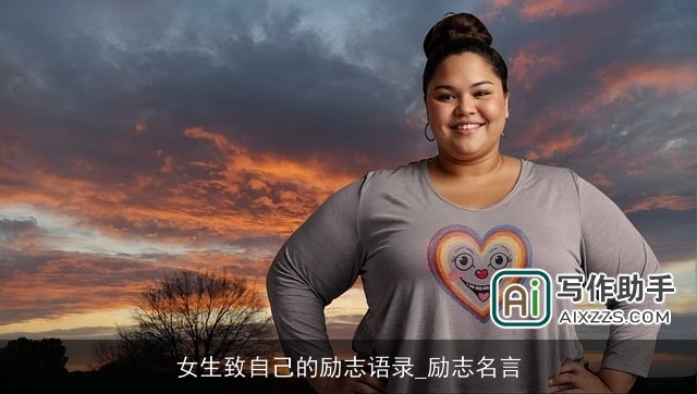 女生致自己的励志语录_励志名言