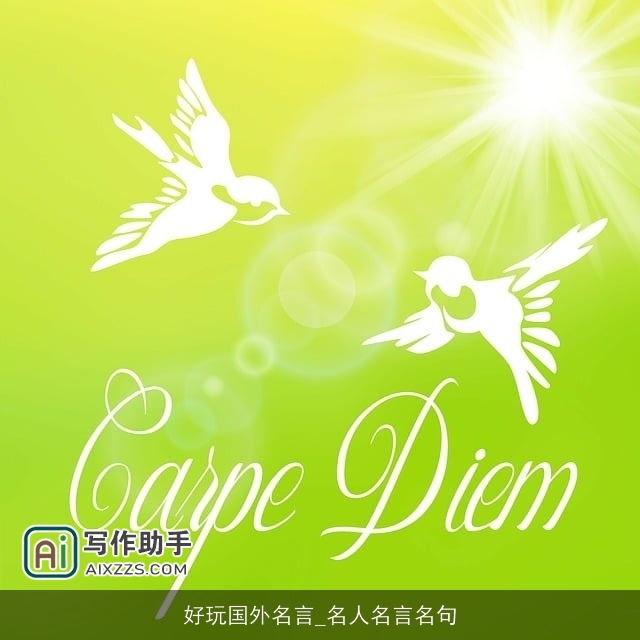 好玩国外名言_名人名言名句