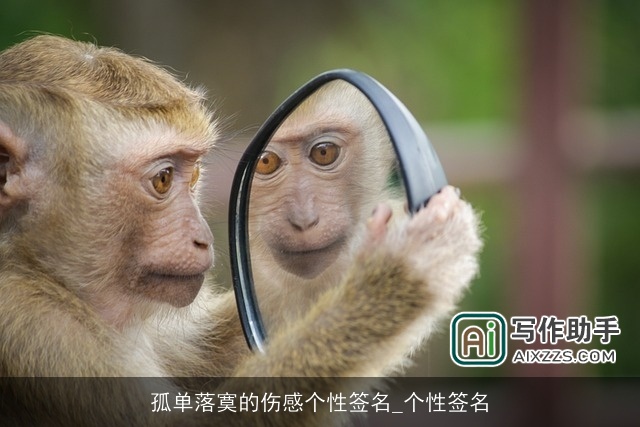 孤单落寞的伤感个性签名_个性签名