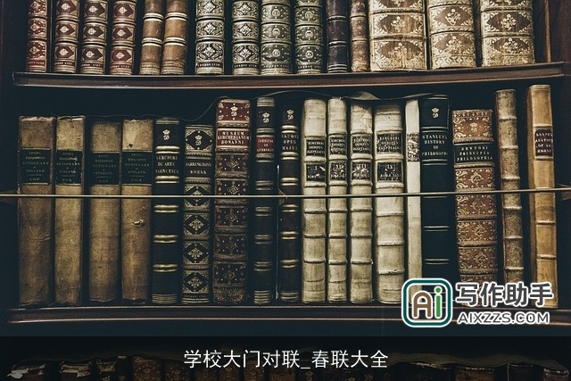学校大门对联_春联大全
