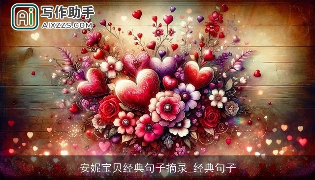 安妮宝贝经典句子摘录_经典句子