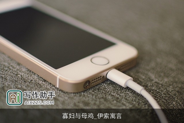 寡妇与母鸡_伊索寓言