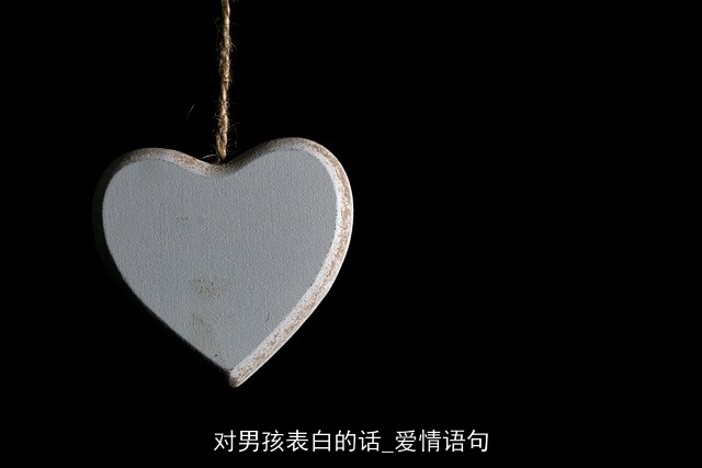 对男孩表白的话_爱情语句