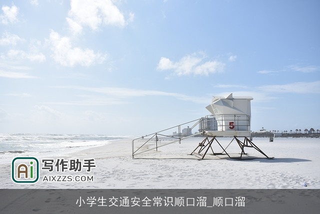 小学生交通安全常识顺口溜_顺口溜