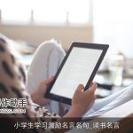 小学生学习激励名言名句_读书名言