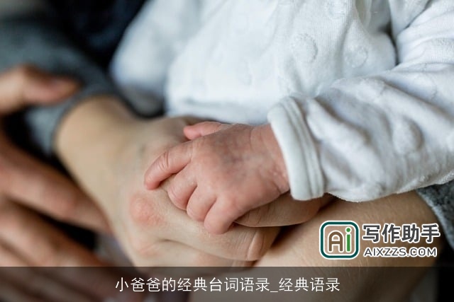 小爸爸的经典台词语录_经典语录