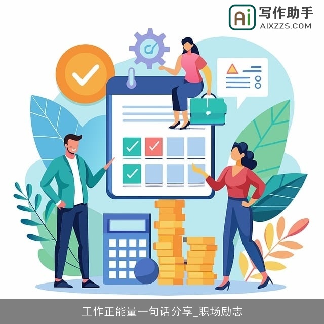 工作正能量一句话分享_职场励志