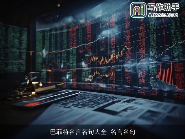 巴菲特名言名句大全_名言名句