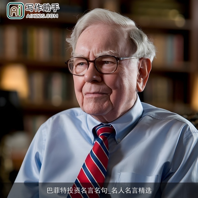 巴菲特投资名言名句_名人名言精选