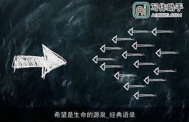 希望是生命的源泉_经典语录