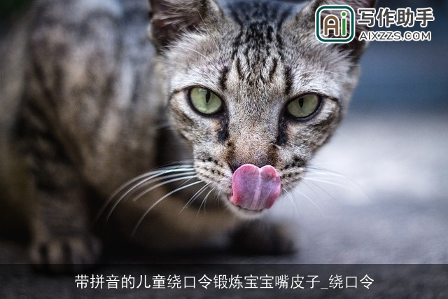 带拼音的儿童绕口令锻炼宝宝嘴皮子_绕口令