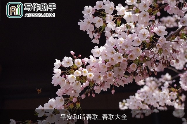 平安和谐春联_春联大全