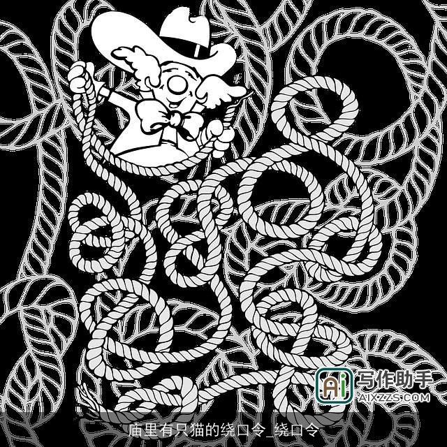 庙里有只猫的绕口令_绕口令