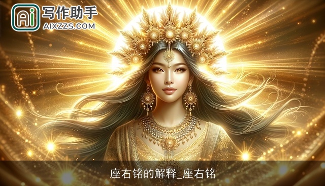 座右铭的解释_座右铭