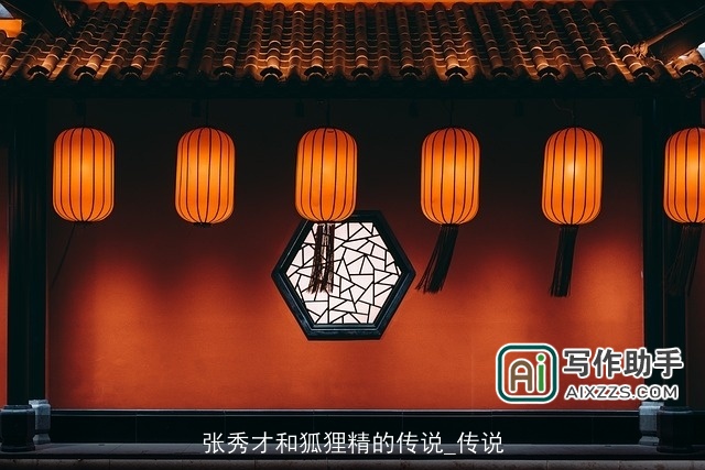 张秀才和狐狸精的传说_传说