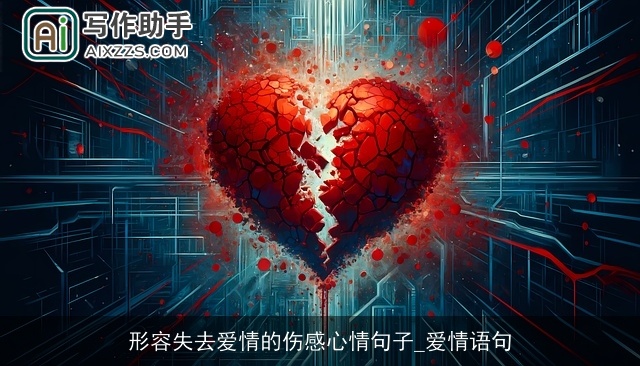 形容失去爱情的伤感心情句子_爱情语句