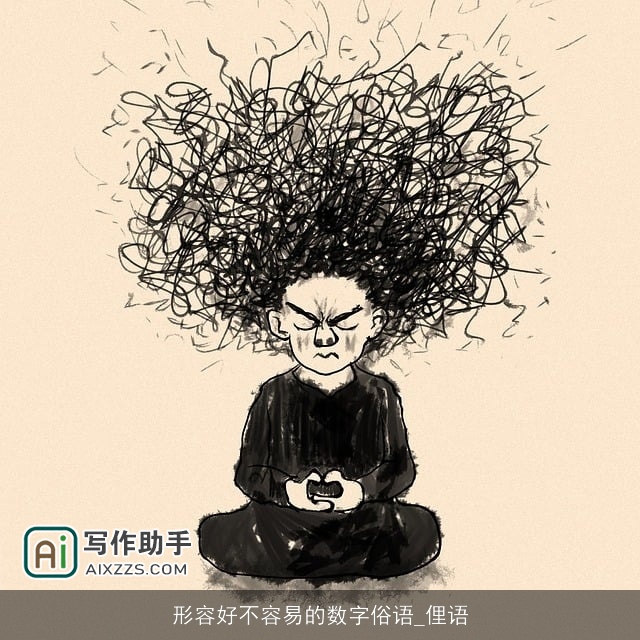 形容好不容易的数字俗语_俚语