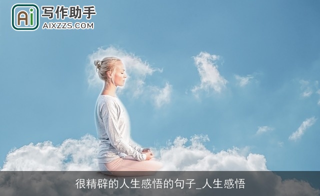 很精辟的人生感悟的句子_人生感悟