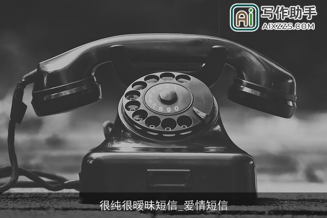 很纯很暧昧短信_爱情短信