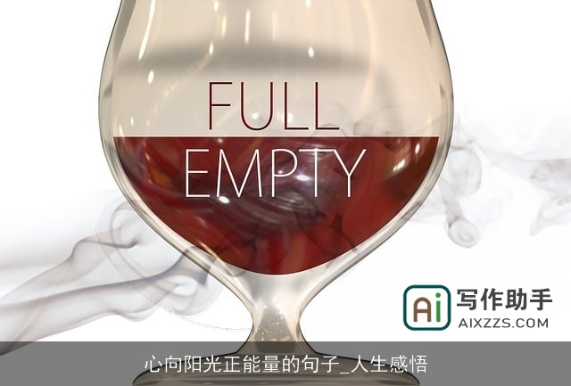 心向阳光正能量的句子_人生感悟