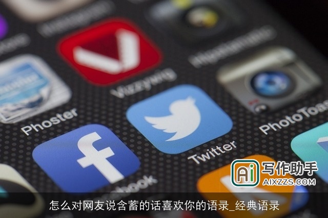 怎么对网友说含蓄的话喜欢你的语录_经典语录