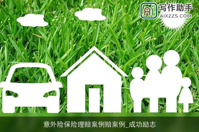意外险保险理赔案例赔案例_成功励志