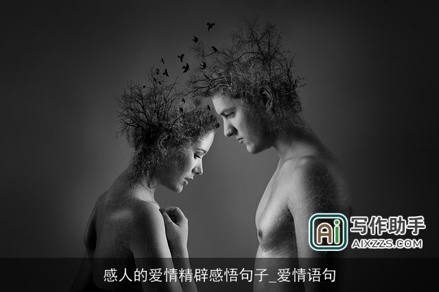 感人的爱情精辟感悟句子_爱情语句