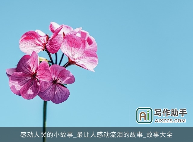 感动人哭的小故事_最让人感动流泪的故事_故事大全