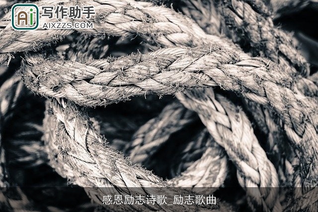 感恩励志诗歌_励志歌曲