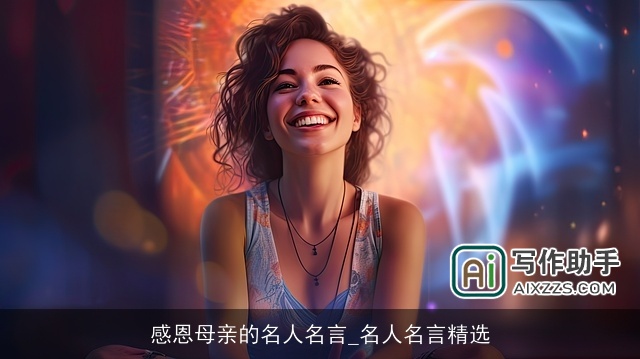 感恩母亲的名人名言_名人名言精选