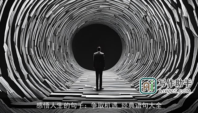 感悟人生的句子：争取机遇_经典语句大全