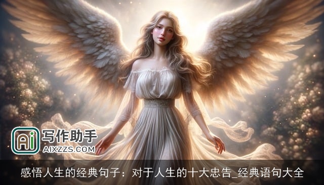 感悟人生的经典句子：对于人生的十大忠告_经典语句大全