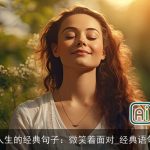 感悟人生的经典句子：微笑着面对_经典语句大全