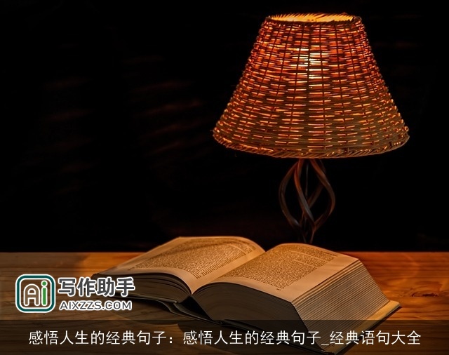 感悟人生的经典句子：感悟人生的经典句子_经典语句大全