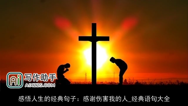 感悟人生的经典句子：感谢伤害我的人_经典语句大全