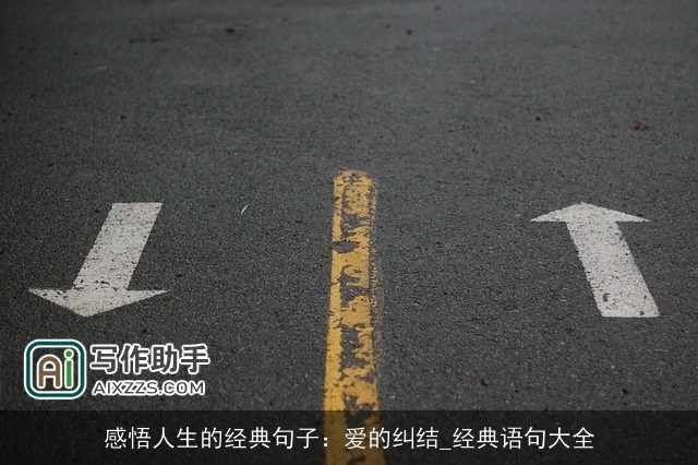 感悟人生的经典句子：爱的纠结_经典语句大全